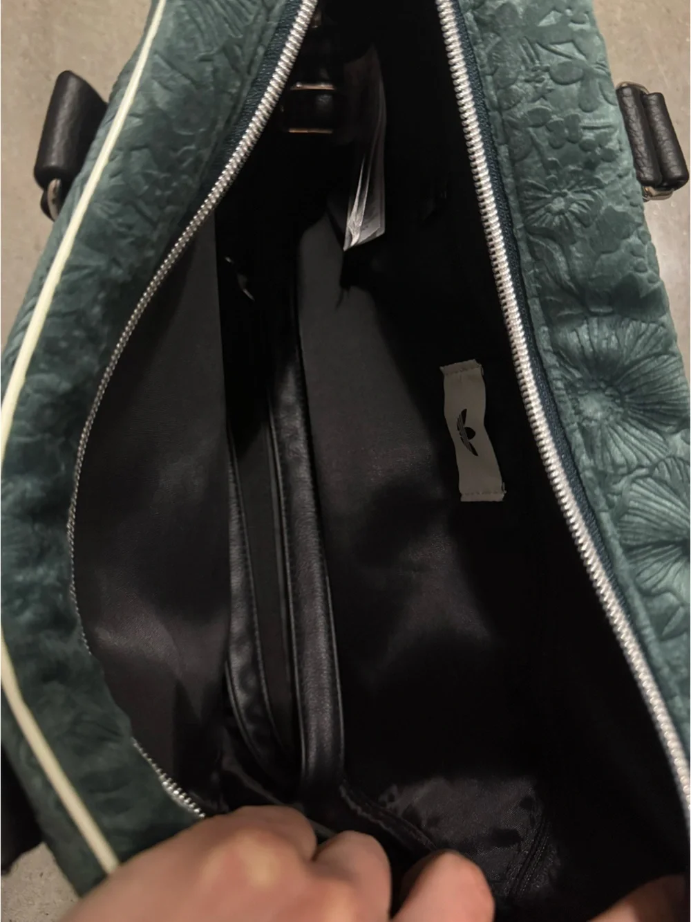 Adidas Original x Liberty London AirLiner Bag in Green Floral Print  JX3195